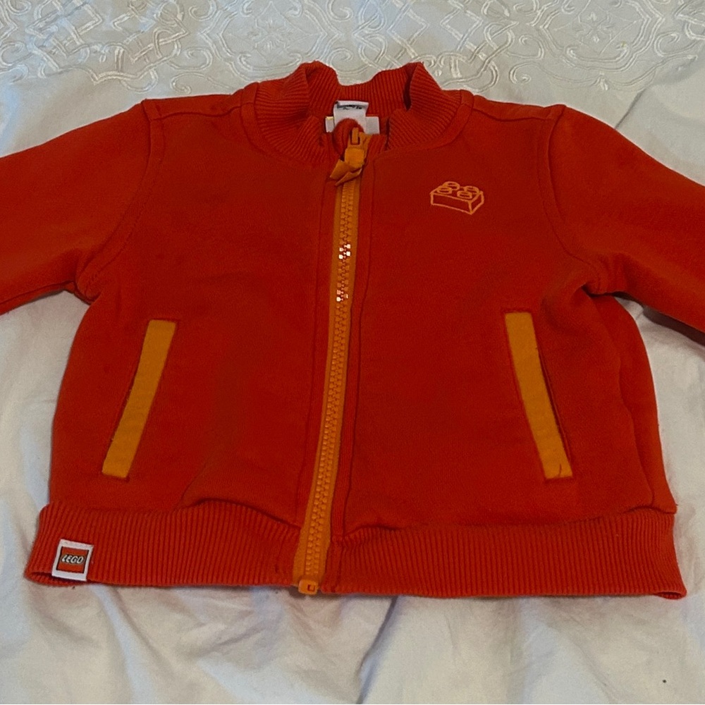 LEGO Bright Red and Orange Baby Jacket